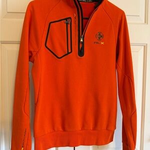 Ralph Lauren RLX Orange Quarter-Zip Pullover